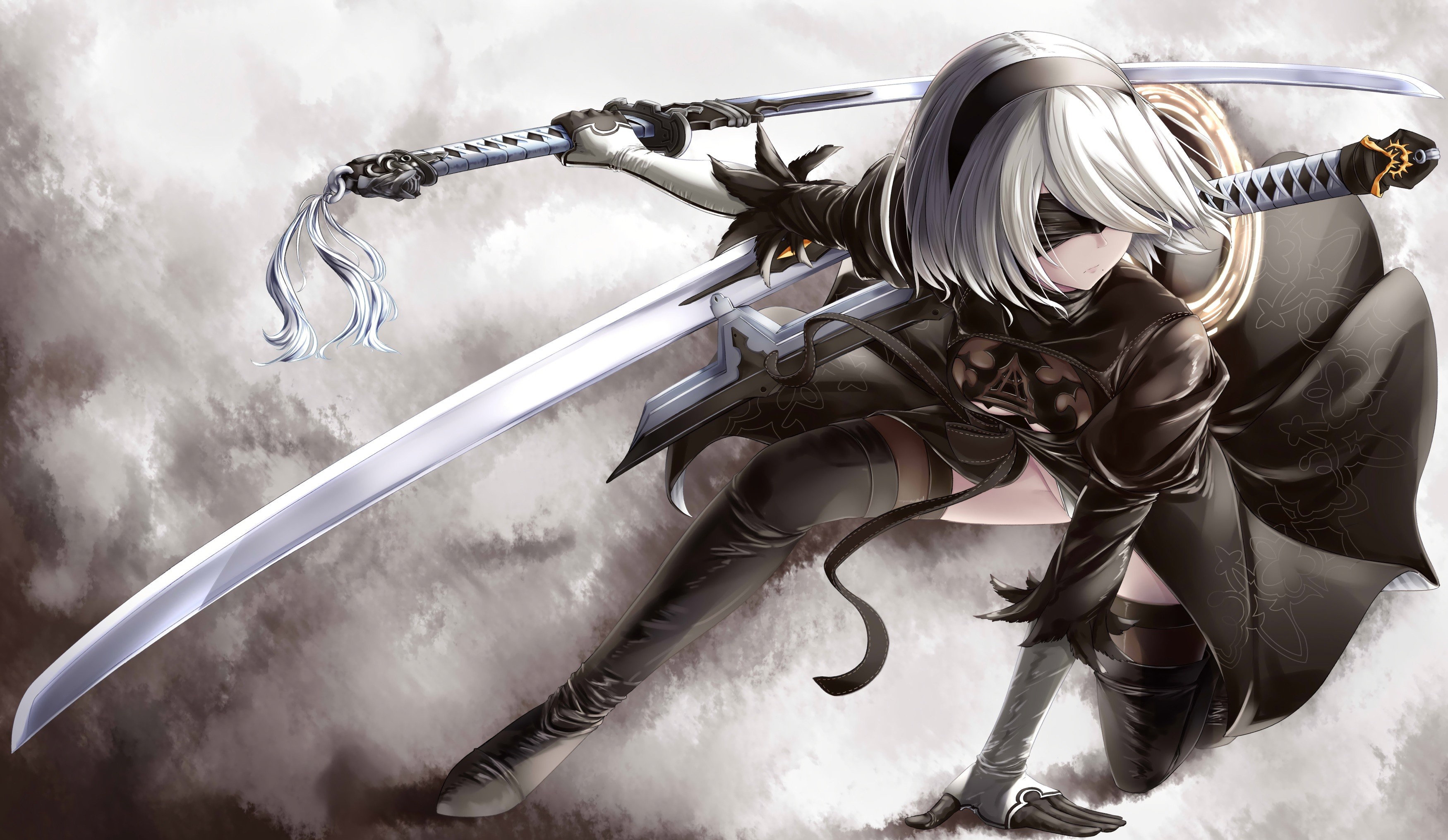 Nier Automata 4k - Nier Automata Wallpaper 4k , HD Wallpaper & Backgrounds