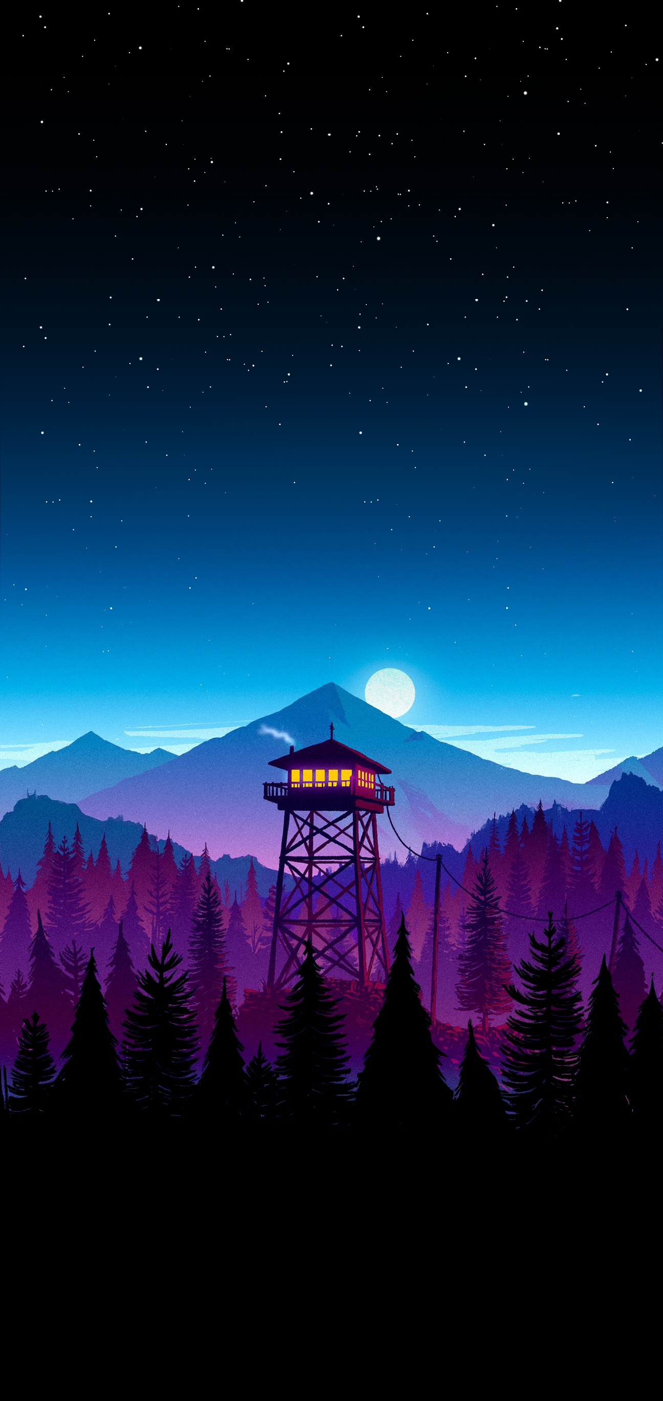 Firewatch Wallpaper I Made For My Iphone X Download - Firewatch Wallpaper Iphone Xs Max , HD Wallpaper & Backgrounds