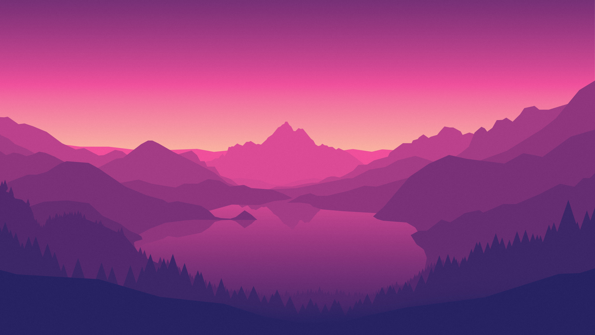 Beautiful Firewatch Wallpapers - 2d Landscape , HD Wallpaper & Backgrounds