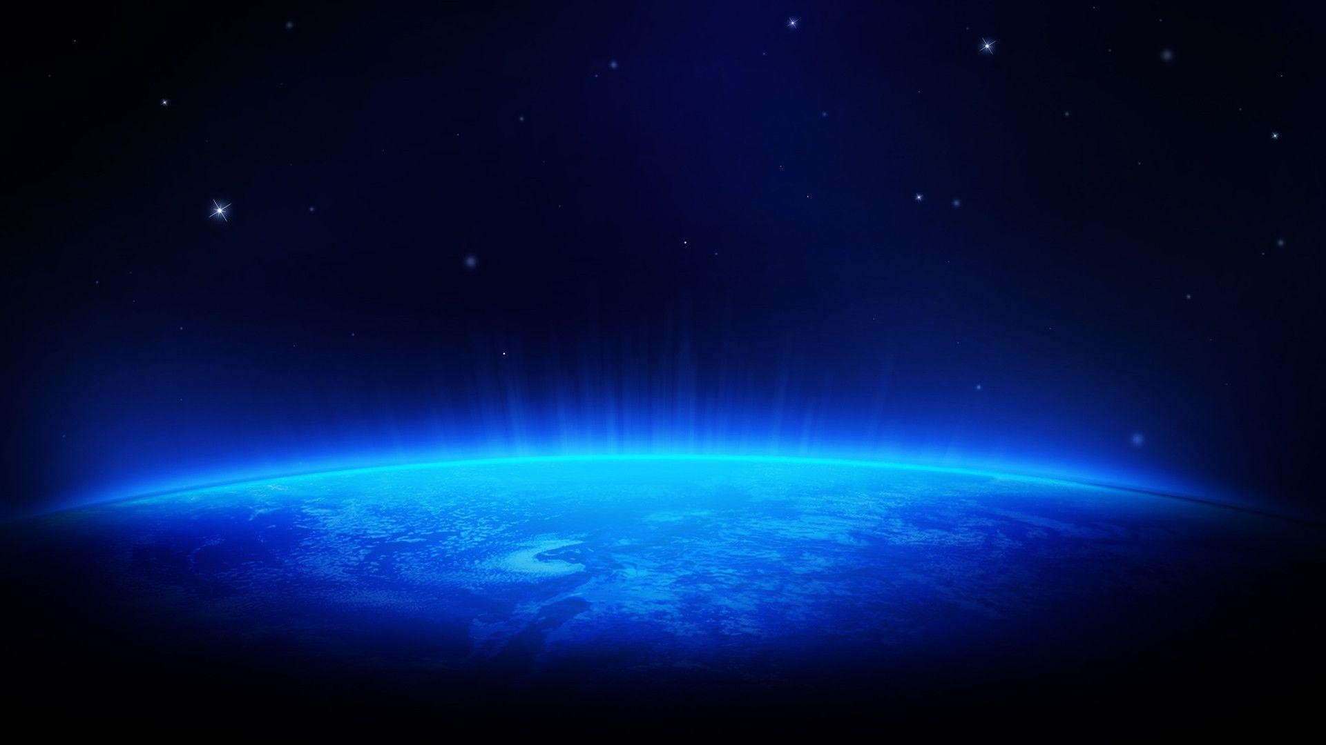 55 Hd 1080p Wallpapers - Blue Space , HD Wallpaper & Backgrounds