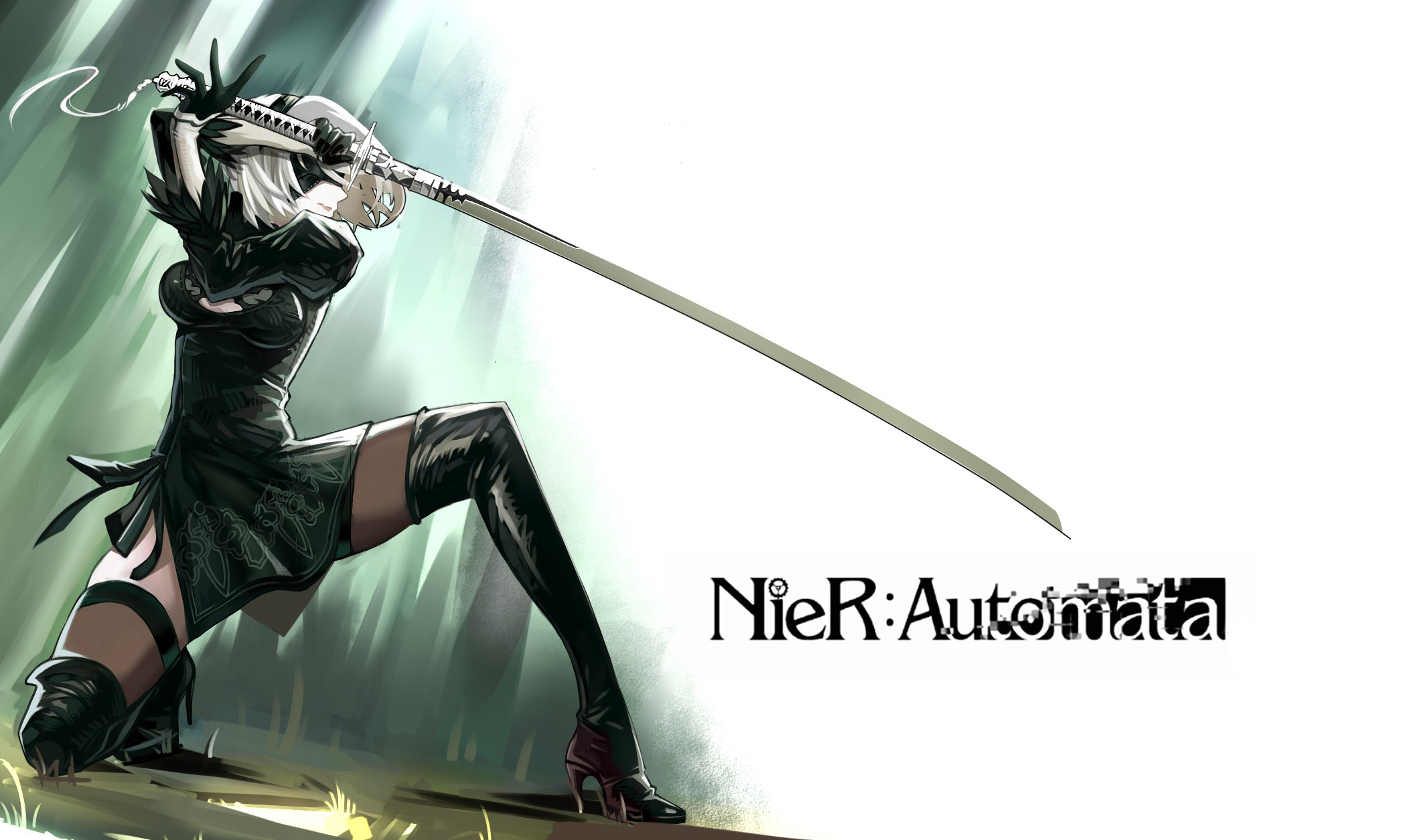 Nier Automata Wallpaper - Pathfinder Kingmaker Portraits Custom , HD Wallpaper & Backgrounds