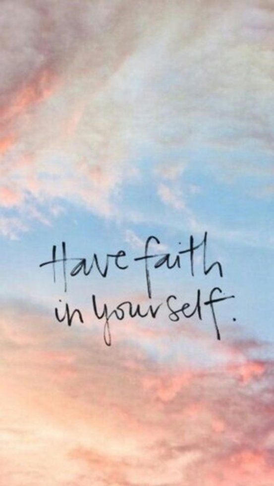 Beautiful Quotes And Inspirational Wallpapers - Have Faith In Yourself , HD Wallpaper & Backgrounds