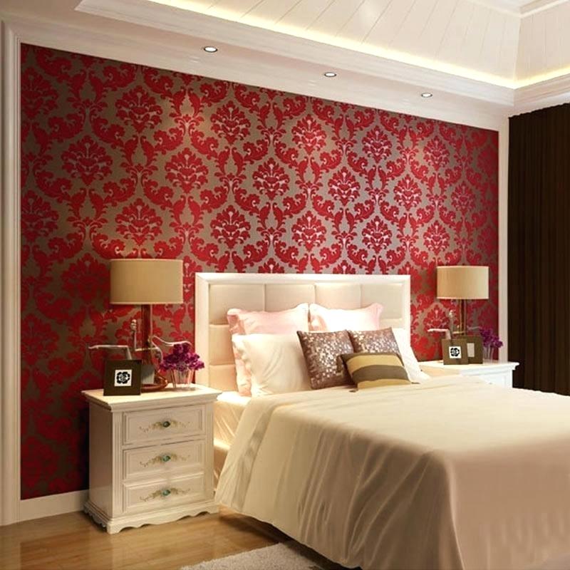 3d Wallpaper For Walls Price Wallpaper For Home Wall - Red Damask