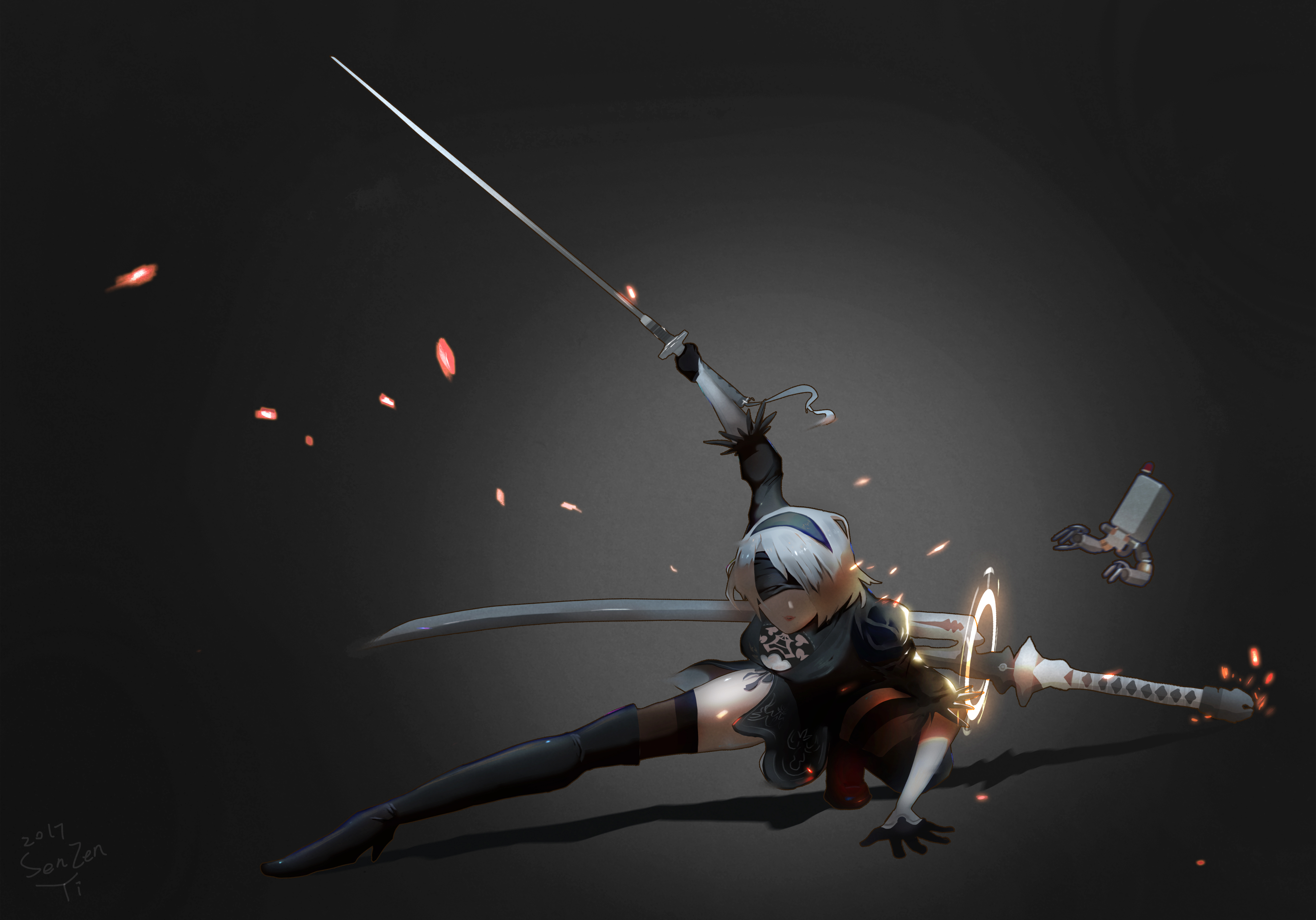 Nier Automata 2b Wallpaper Hd Photo - Nier Automata Wallpaper 4k Ultra Hd , HD Wallpaper & Backgrounds