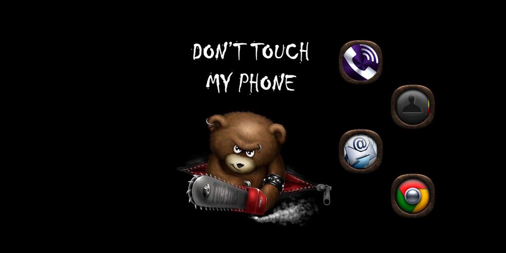 Dont Touch My Phone Live Wallpaper - Dont Touch My Phone Themes , HD Wallpaper & Backgrounds