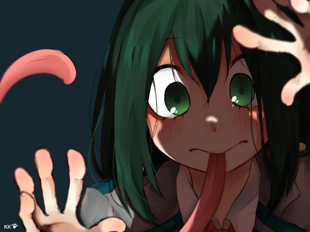 The Best Frog Girl My Hero Academia Wallpaper - Tsuyu Asui , HD Wallpaper & Backgrounds