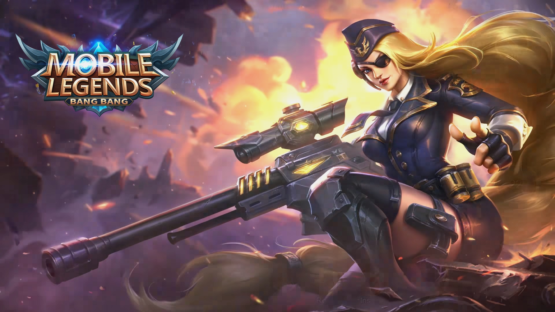 Animated Stickers Source - Lesley Mobile Legends Wallpaper Hd , HD Wallpaper & Backgrounds