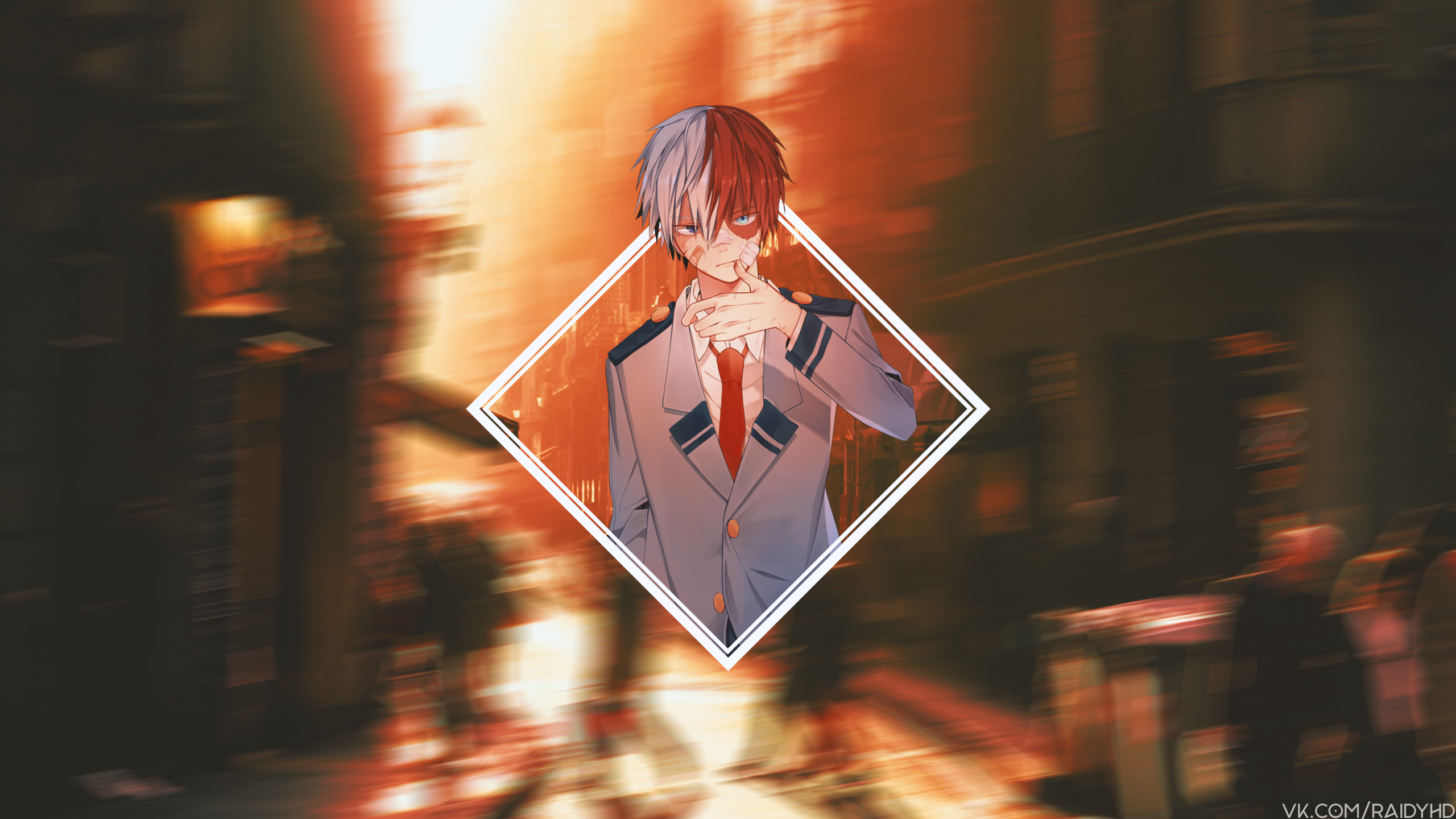 Polyscape, Anime Boy, School Uniform, Boku No Hero - Poster , HD Wallpaper & Backgrounds