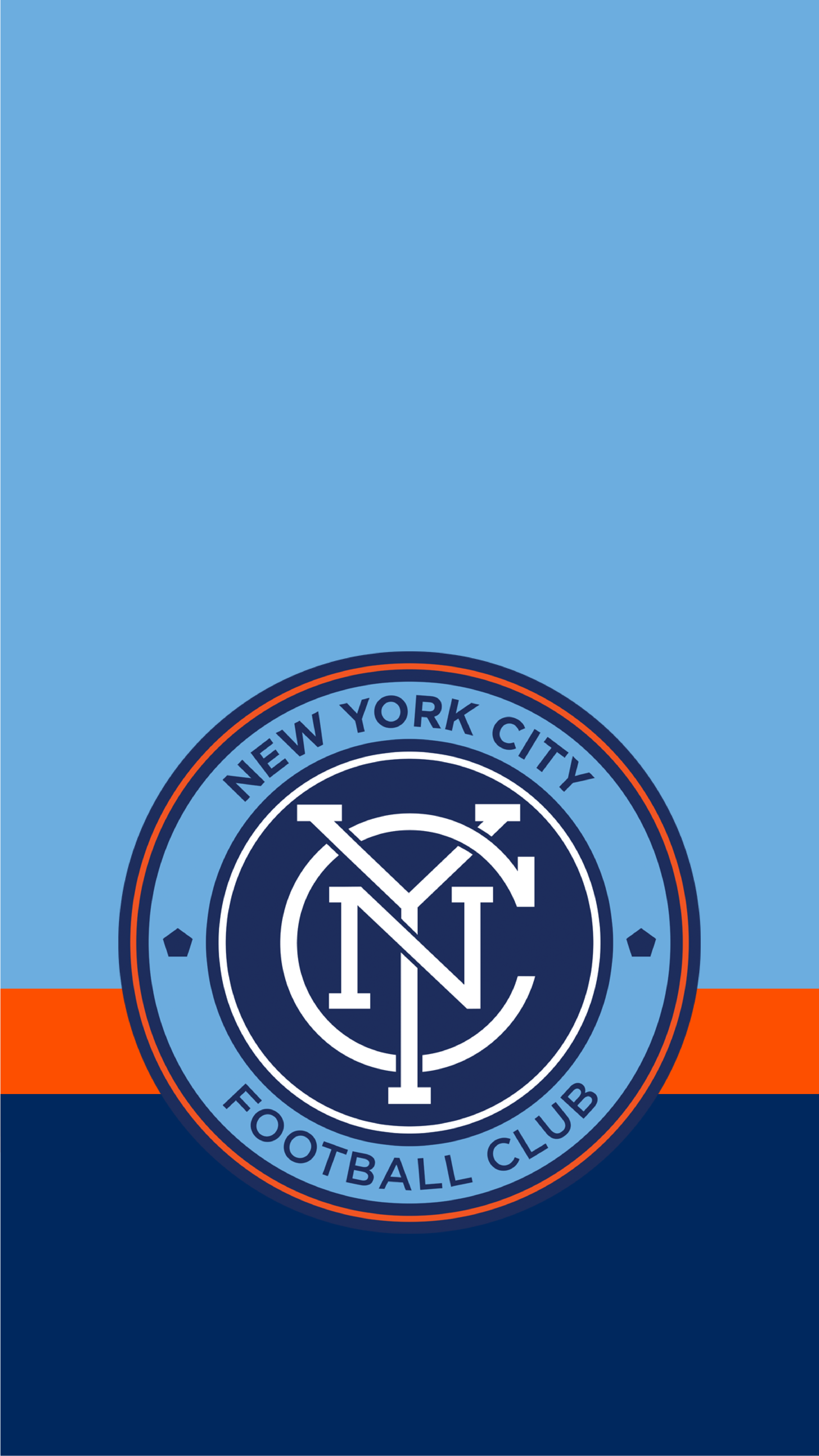 Download For Iphone X - New York City Fc Logo , HD Wallpaper & Backgrounds