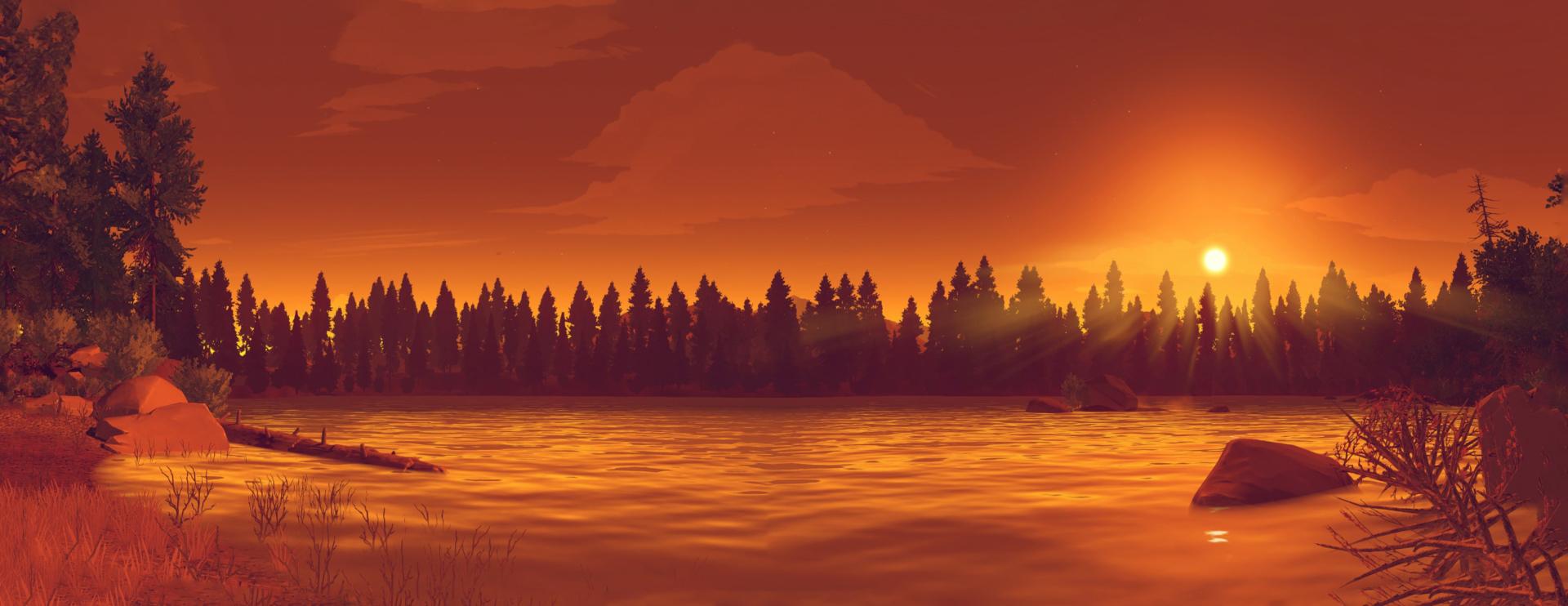 Firewatch Wallpaper - Dual Monitor Wallpaper Firewatch , HD Wallpaper & Backgrounds