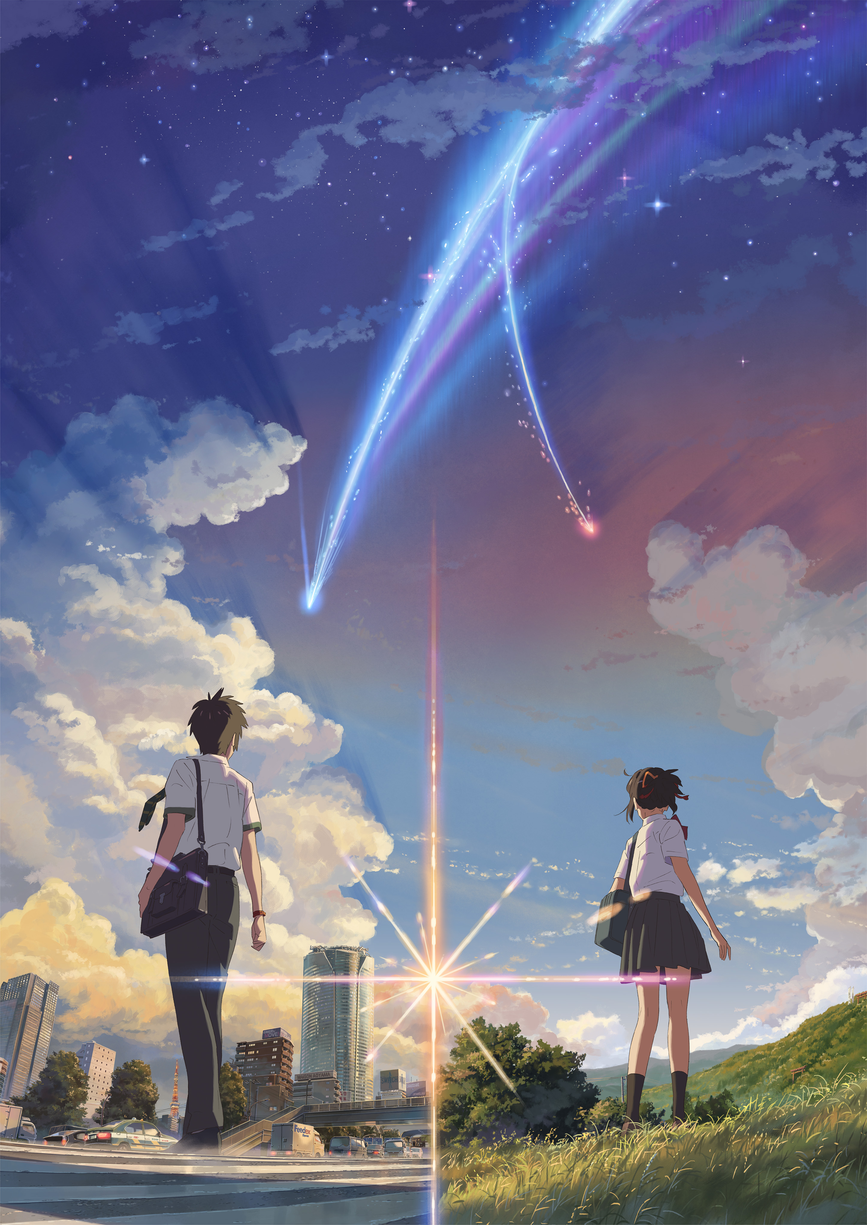 Kimi No Na Wa Images Kimi No Na Wa Poster Hd Wallpaper - Your Name Phone Wallpaper 4k , HD Wallpaper & Backgrounds