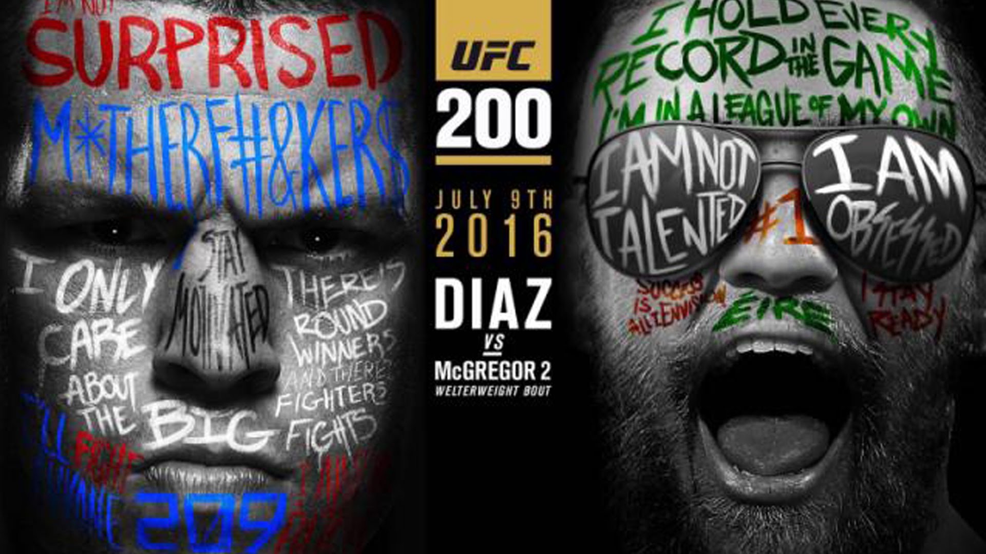 Conor Mcgregor - Ufc 200 Mcgregor , HD Wallpaper & Backgrounds