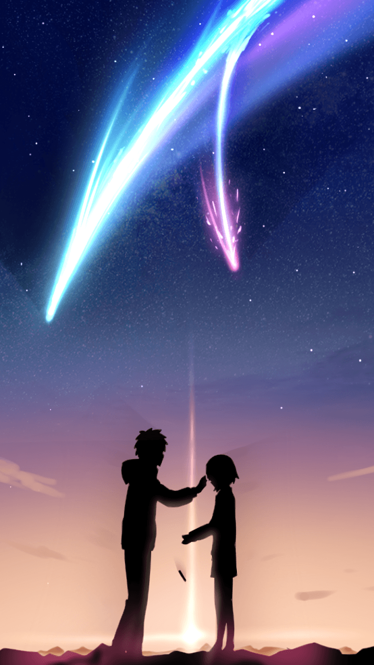 Free Wallpaper - Kimi No Na Wa Wallpaper Phone , HD Wallpaper & Backgrounds