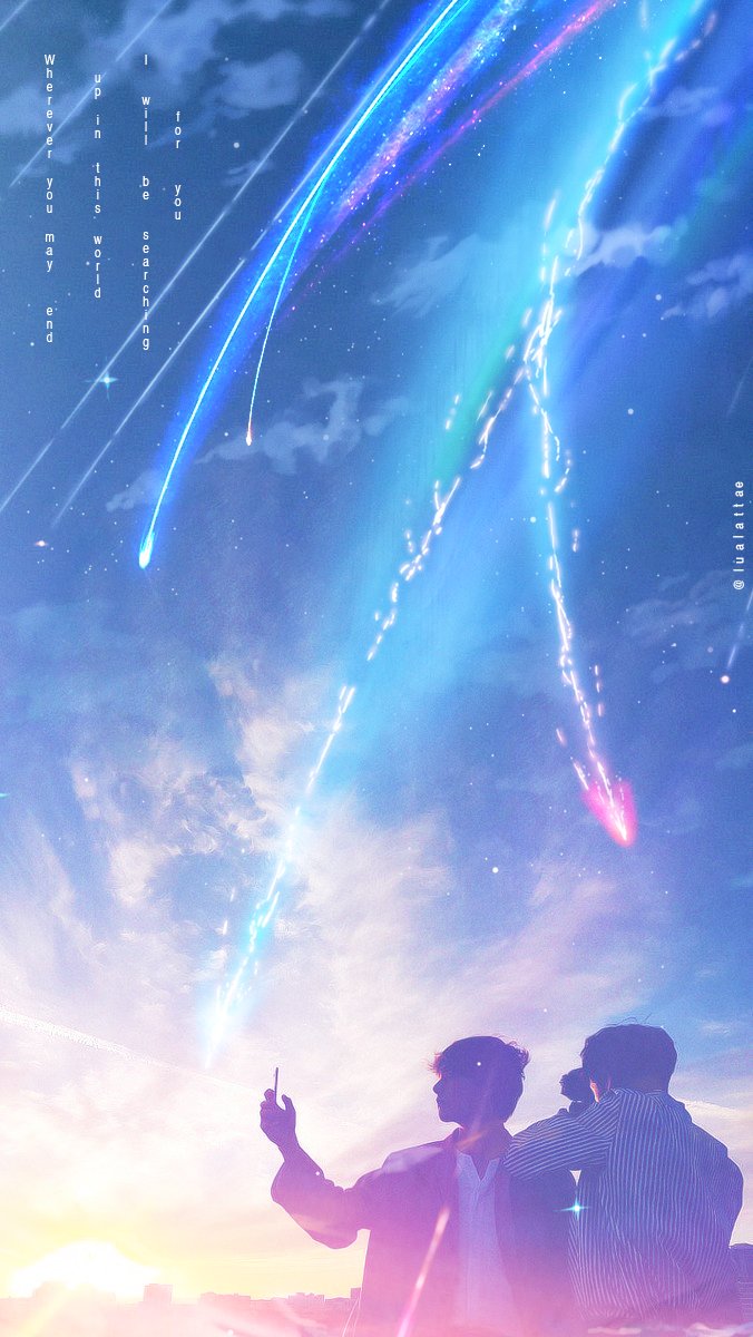 Luα ⚘ With Luv - Kimi No Nawa Lockscreen , HD Wallpaper & Backgrounds