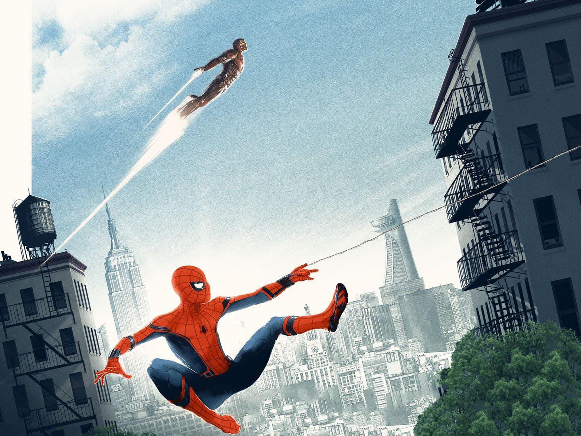 Spiderman Homecoming Movie Wallpapers Source - Spider Man Homecoming 2017 Poster , HD Wallpaper & Backgrounds