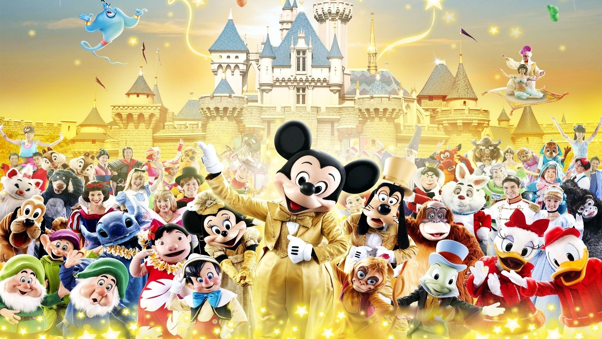 Best Thomas Kinkade Disney Cartoon Wallpapers In High - Disney Characters , HD Wallpaper & Backgrounds