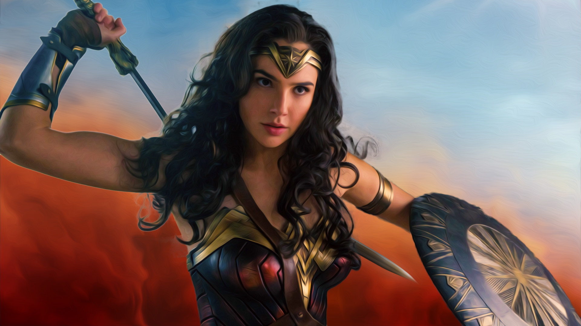 Fan-madewonder Woman Wallpaper - Wonder Woman , HD Wallpaper & Backgrounds