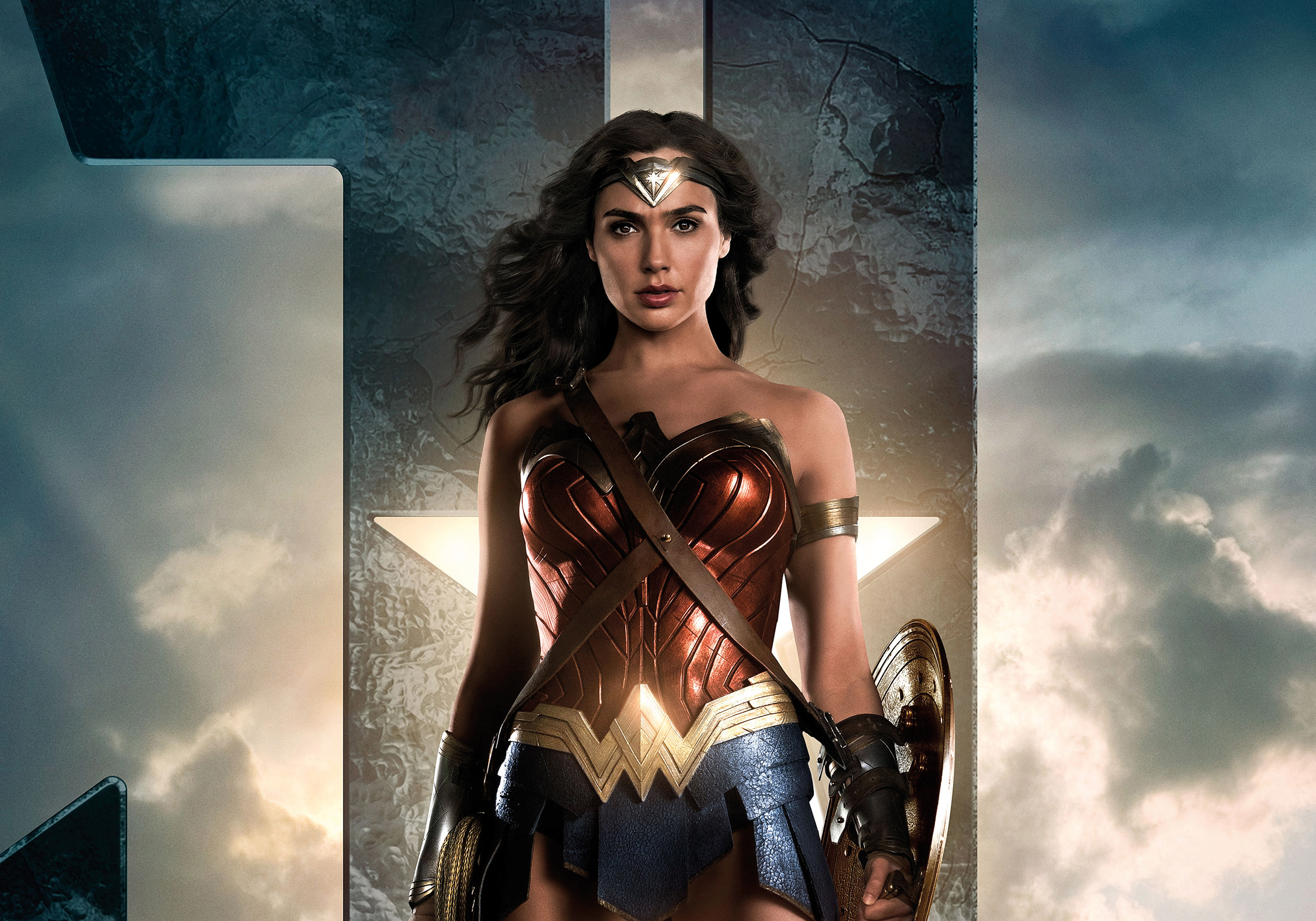 Original Resolution Popular - Attrice Wonder Woman Justice League , HD Wallpaper & Backgrounds