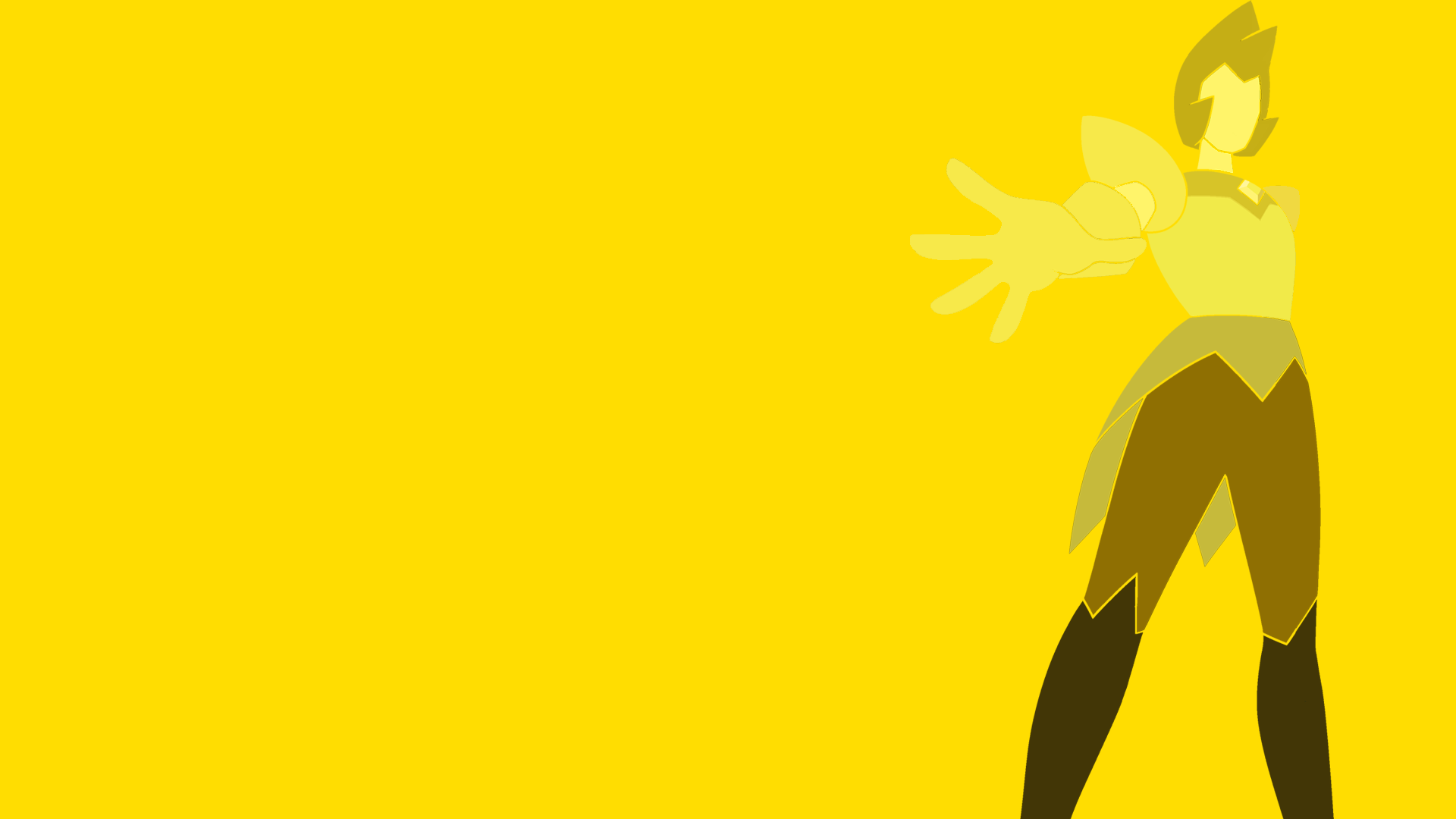 Minimalist Wallpaper Of Yellow Diamond - Steven Universe Wallpaper Diamond , HD Wallpaper & Backgrounds