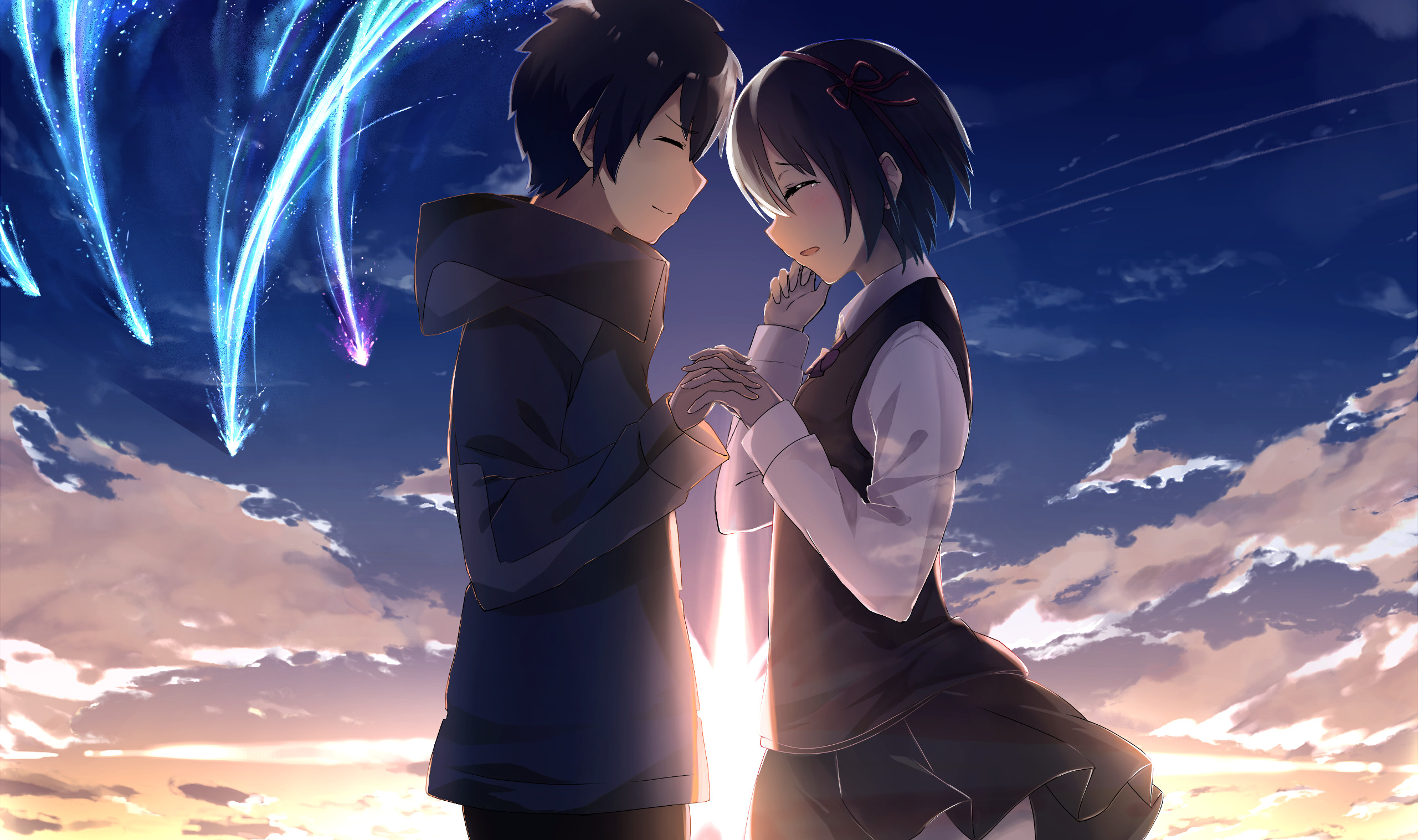 Baixar - Taki Mitsuha Kimi No Na Wa (#17642) - HD Wallpaper ...