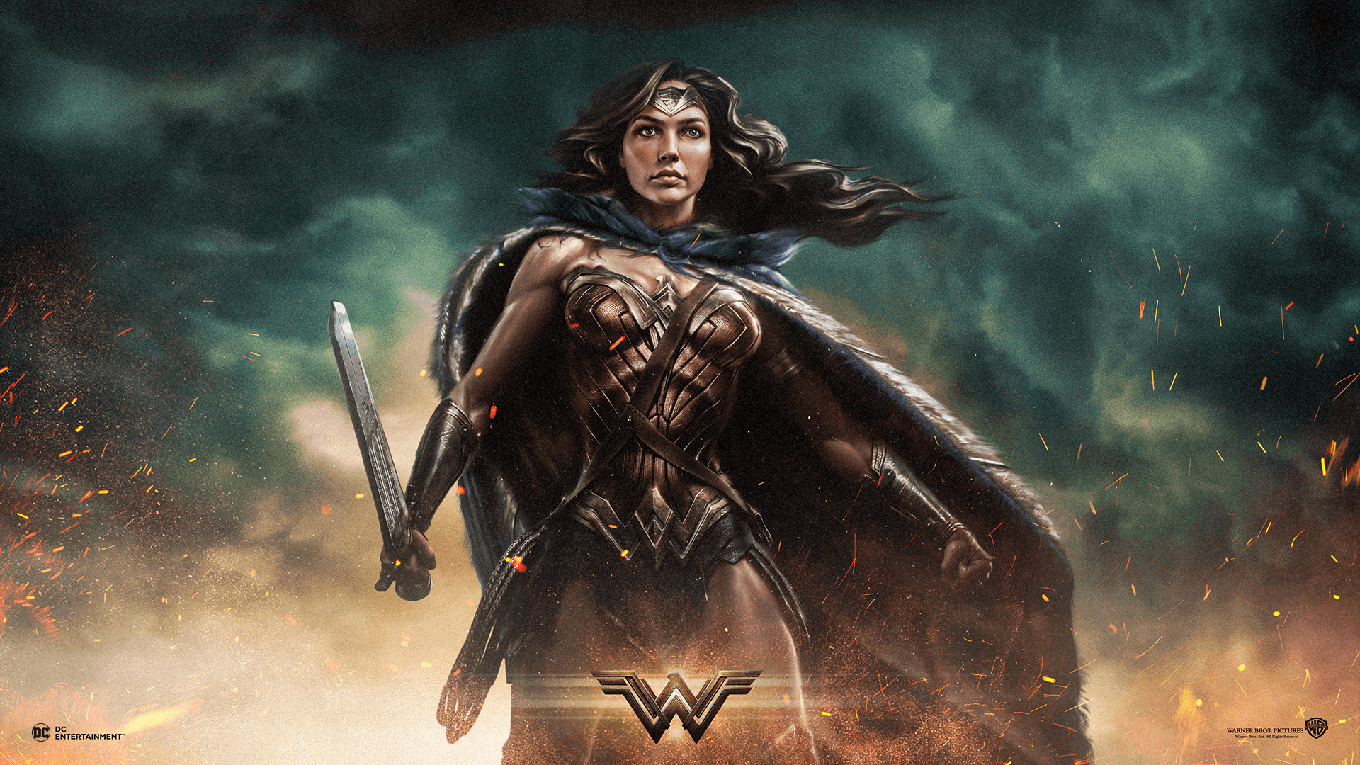 Images Wonder Woman Wallpaper - Wonder Woman 2017 Art , HD Wallpaper & Backgrounds