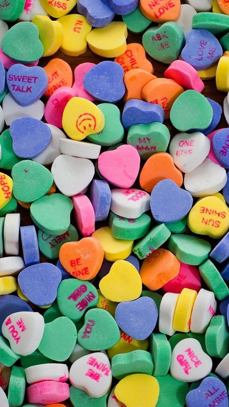 Whatsapp Wallpaper App Download - Clip Art Candy Hearts , HD Wallpaper & Backgrounds