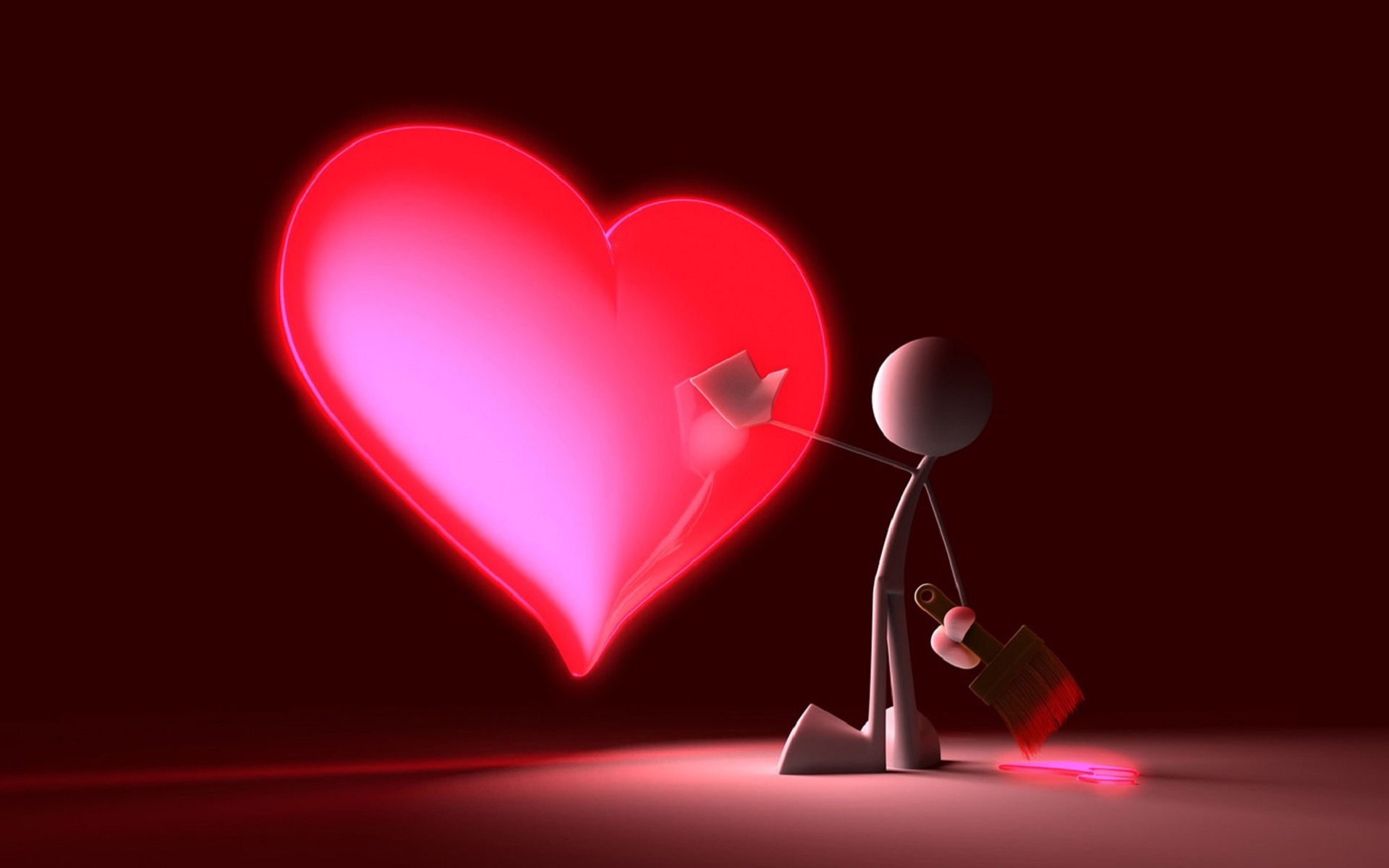 Love Funny Wallpapers Messages Free Download - Little Man With A Big Heart , HD Wallpaper & Backgrounds