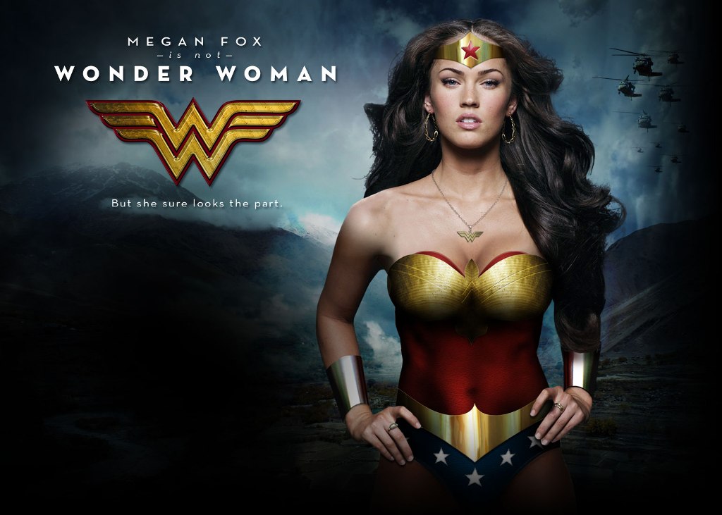 Megan Fox Wonder Woman Costume , HD Wallpaper & Backgrounds