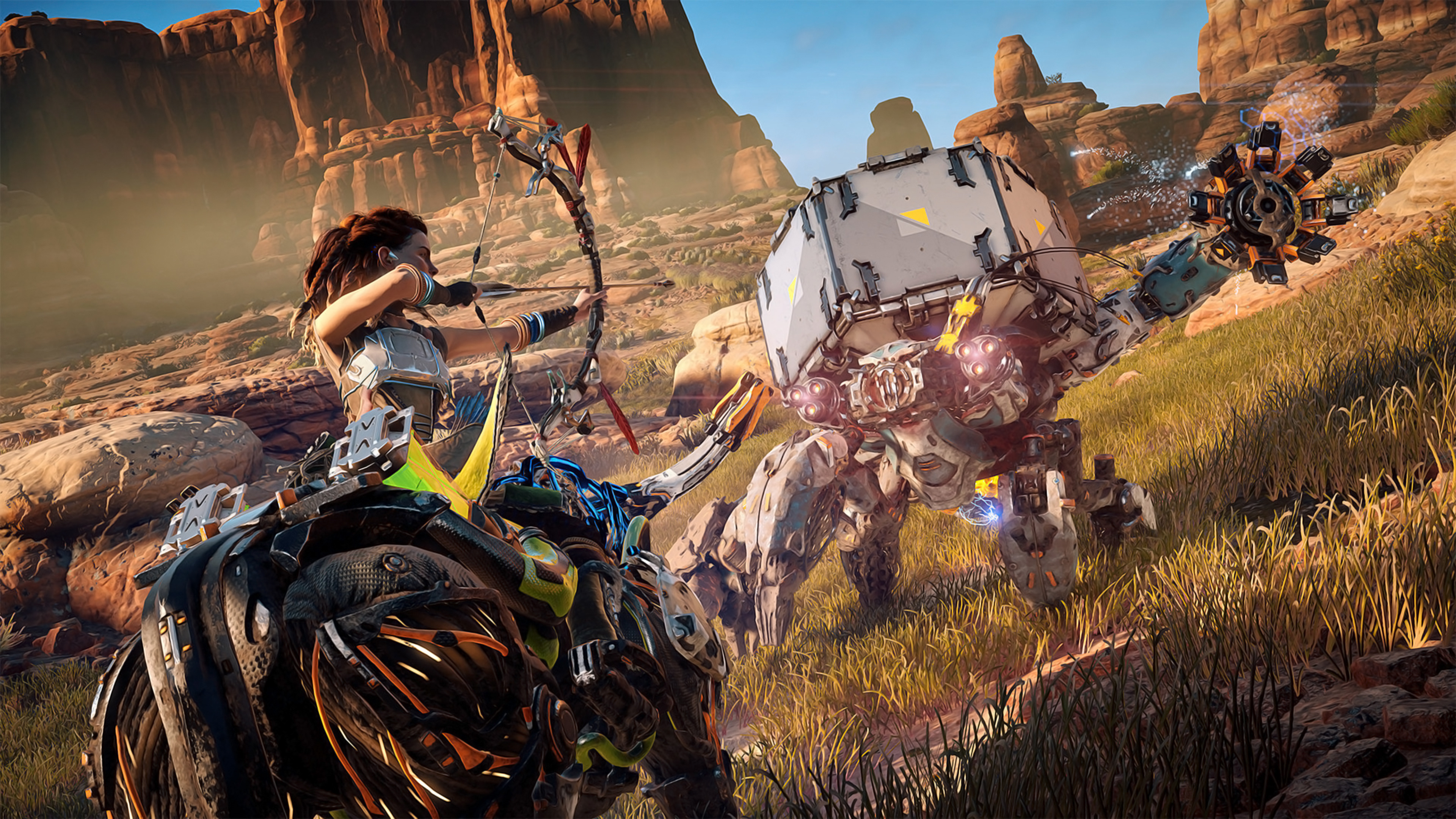 Horizon Zero Dawn 4k Hd - Horizon Zero Dawn Mounts , HD Wallpaper & Backgrounds