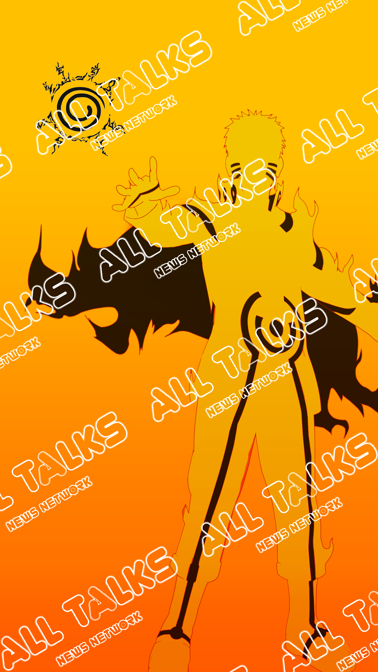 Kyuubi Chakra Mode Anime Theme - Poster , HD Wallpaper & Backgrounds
