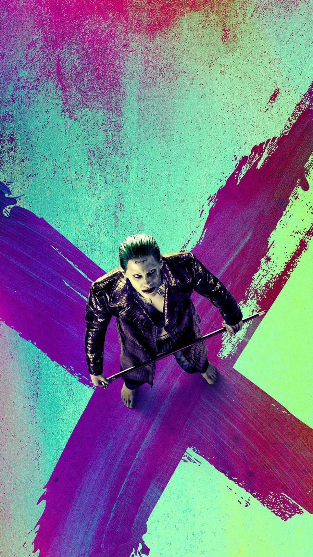 Joker Suicide Squad Jared Leto Batman Joker Wallpaper - Joker Wallpapers Iphone 6 Hd , HD Wallpaper & Backgrounds