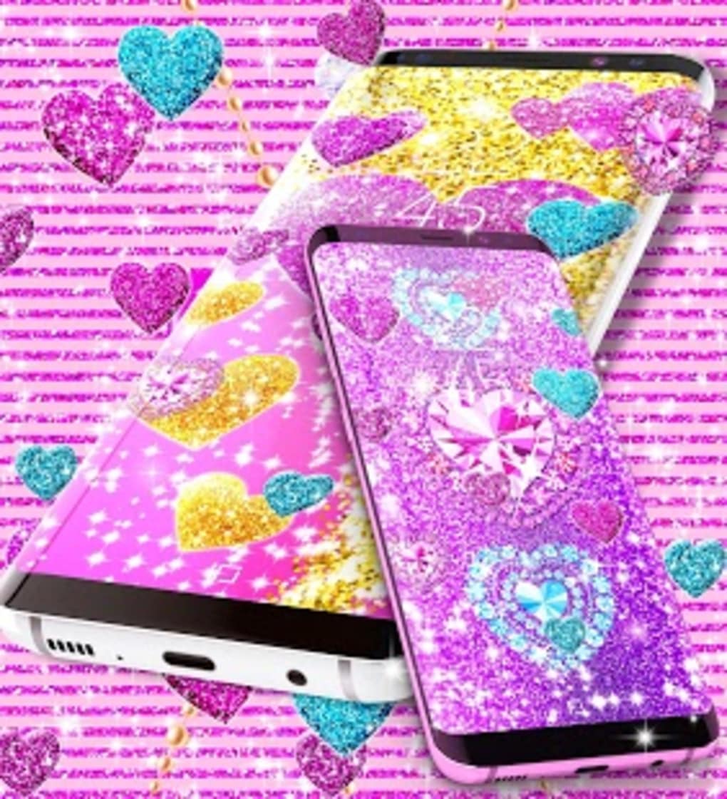 2018 Glitter Hearts Live Wallpaper - Mobile Phone Case , HD Wallpaper & Backgrounds