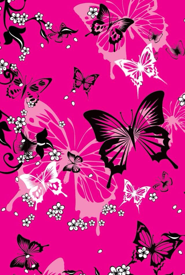 Pin By Cathy A On Butterflies Pinterest Butterfly Wallpaper - Butterfly Wallpaper For Girls , HD Wallpaper & Backgrounds