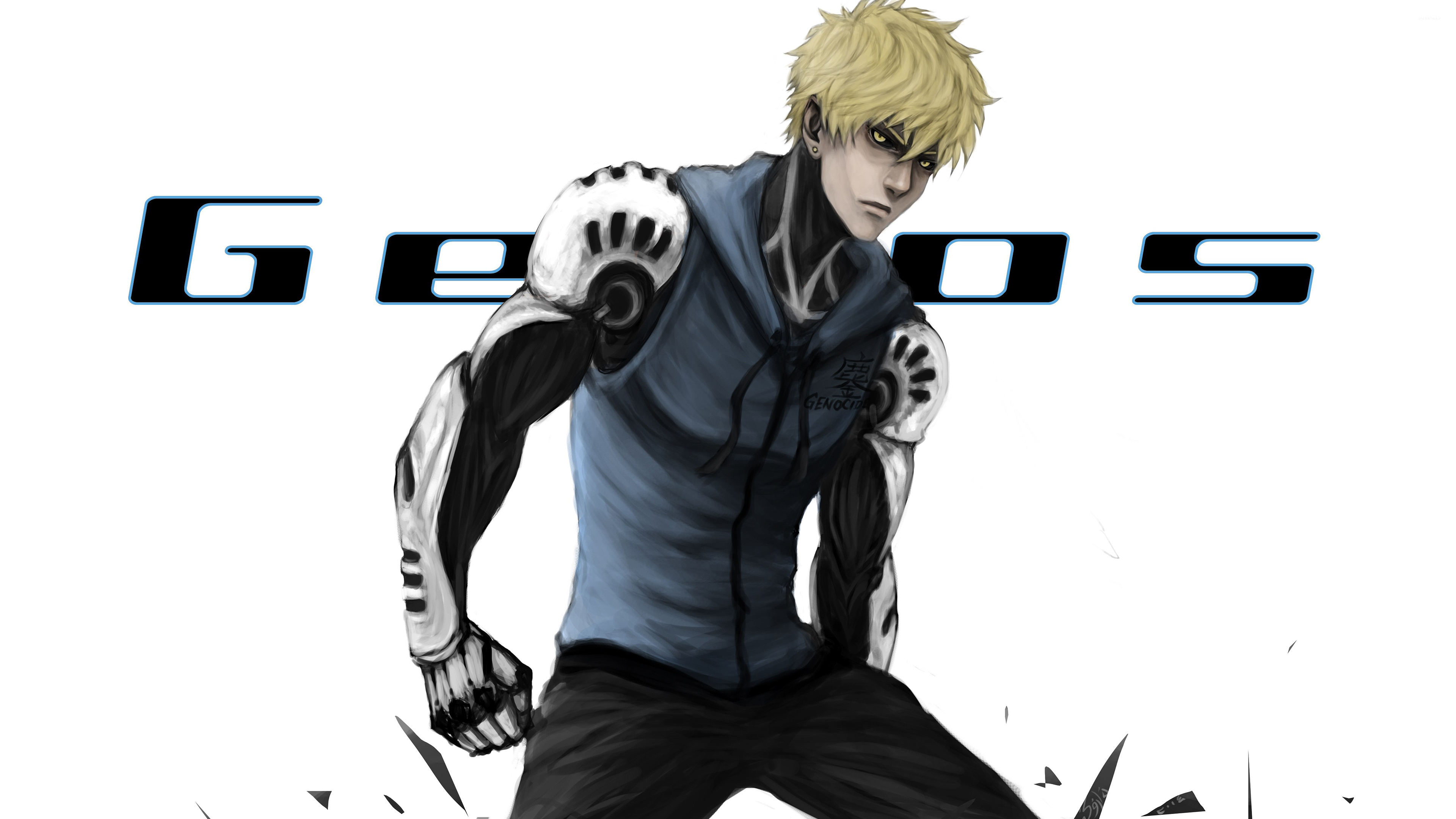 Angry Genos In One-punch Man Wallpaper - Genos , HD Wallpaper & Backgrounds