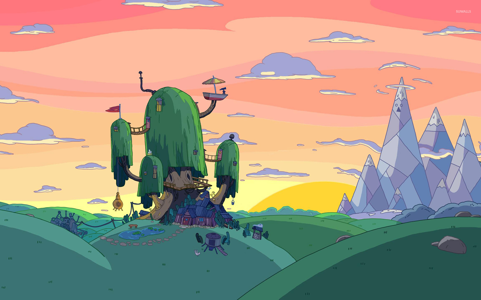 Adventure Time [2] Wallpaper - Adventure Time , HD Wallpaper & Backgrounds