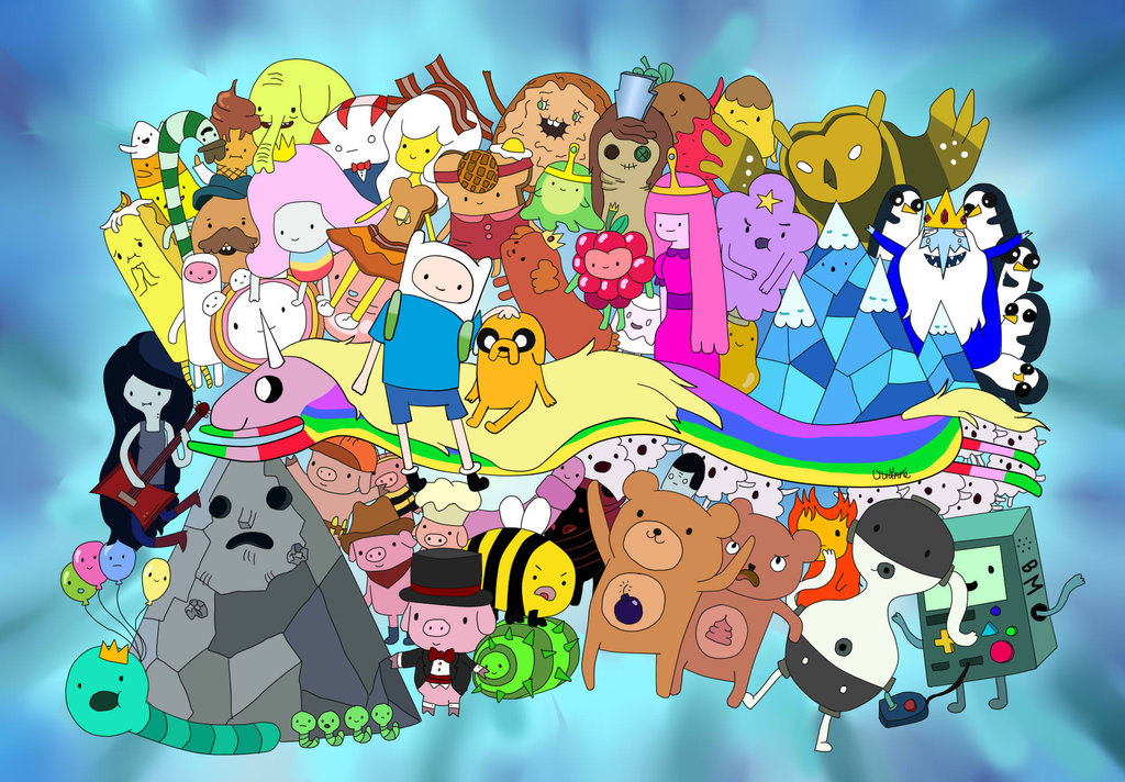 Adventure Time Wallpaper Free Hd - Adventure Time All The Characters , HD Wallpaper & Backgrounds