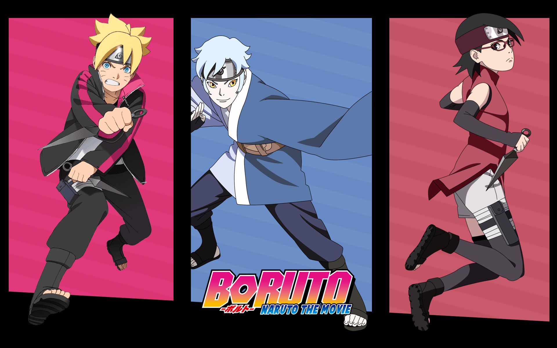 New Team - Boruto Sarada E Mitsuki , HD Wallpaper & Backgrounds