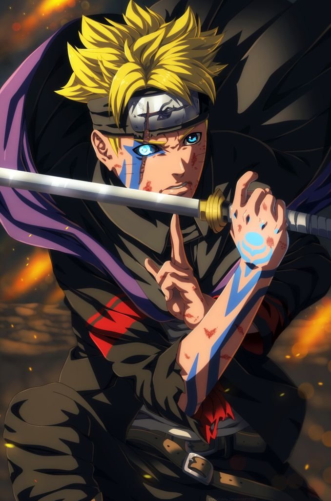 Download Xxw Artwork Naruto Uzumaki Boruto Poster Uchiha Sarada/mitsuki/ - Naruto Uzumaki On Itl.cat