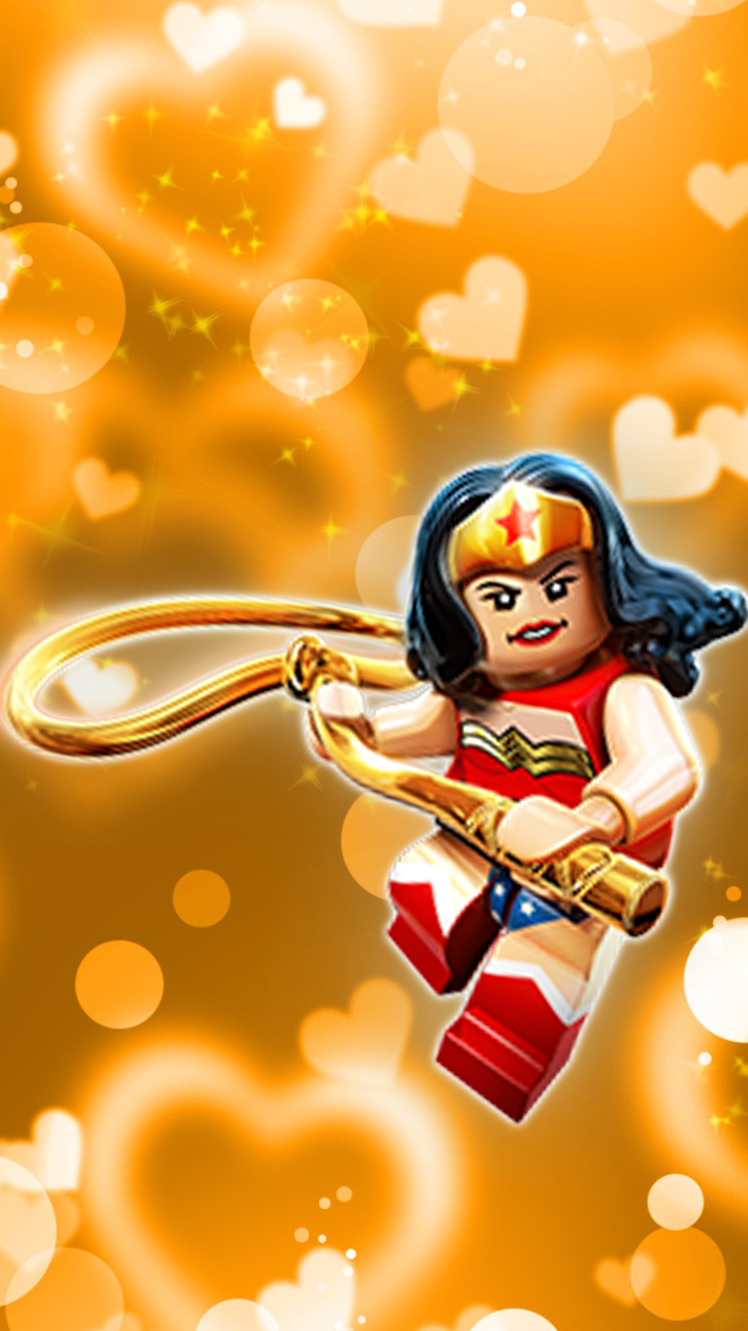 Wonder Woman Valentine Wallpaper Lego Dimensions - Lego Wonder Woman Art , HD Wallpaper & Backgrounds