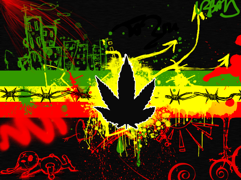 Rasta - Papel De Parede Do Reggae , HD Wallpaper & Backgrounds