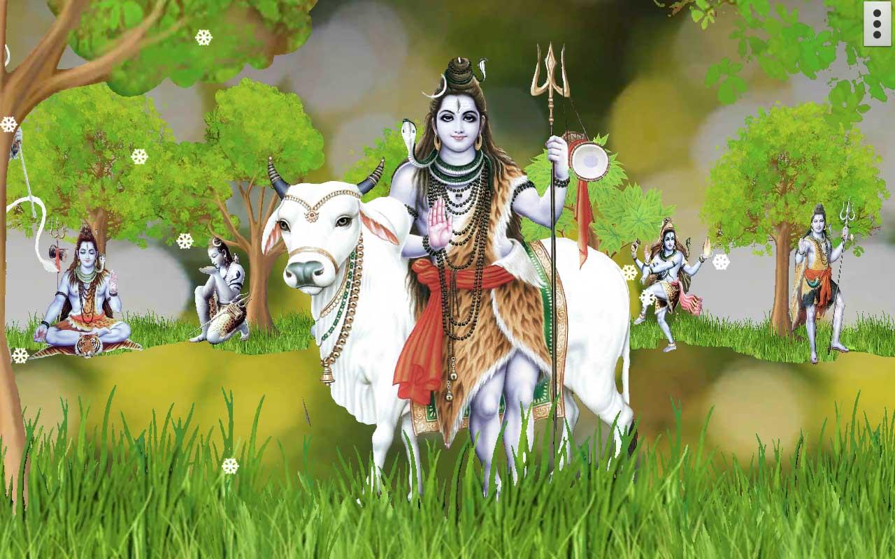 4d Shiva Wallpaper - 4d Shiva Live , HD Wallpaper & Backgrounds