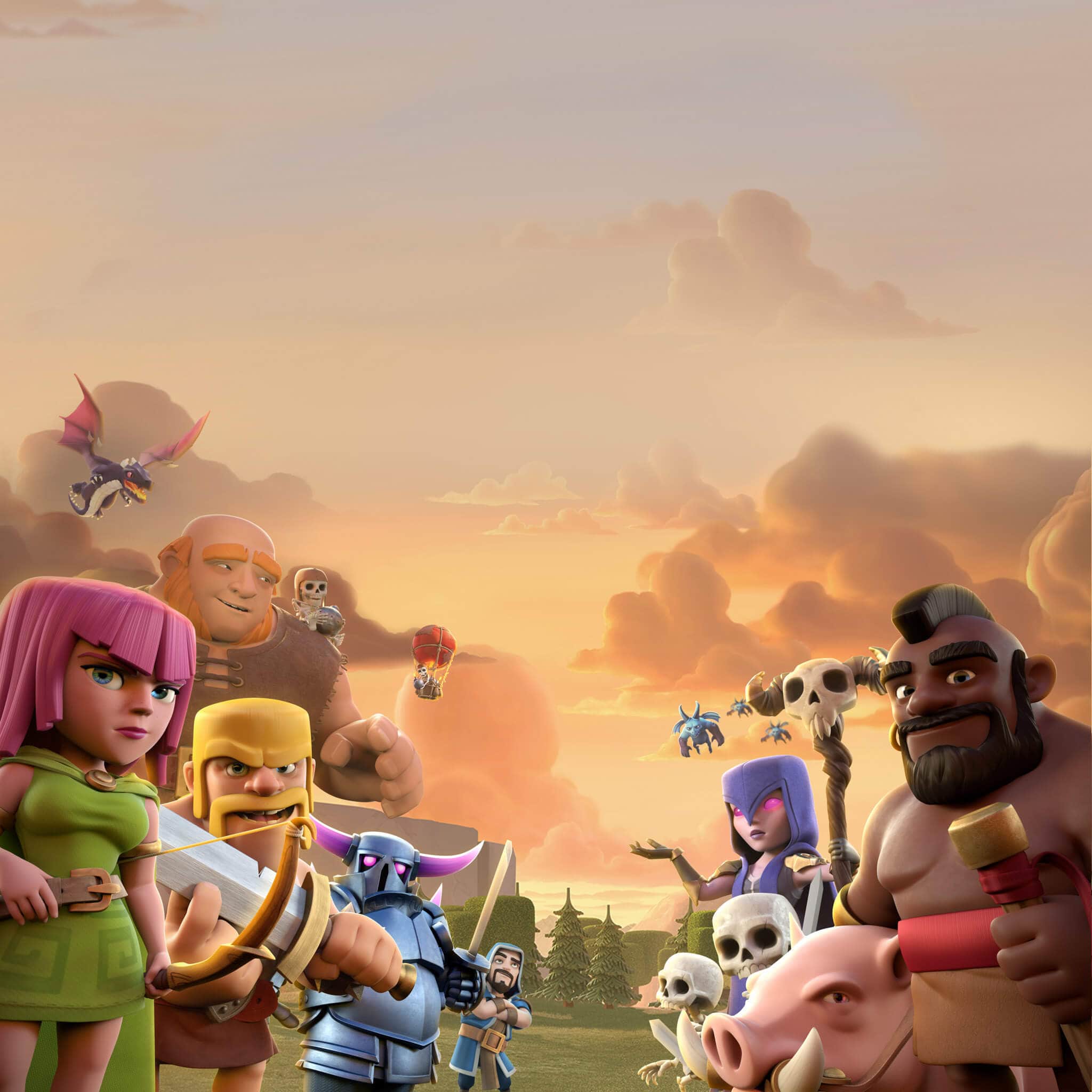 Clash Of Clans Wallpapers And Photos 4k Full Hd - Clash Royale Wallpaper Animation , HD Wallpaper & Backgrounds