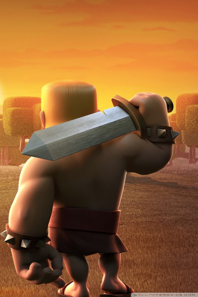 Download Wallpaper Coc - Clash Of Clans Hd , HD Wallpaper & Backgrounds