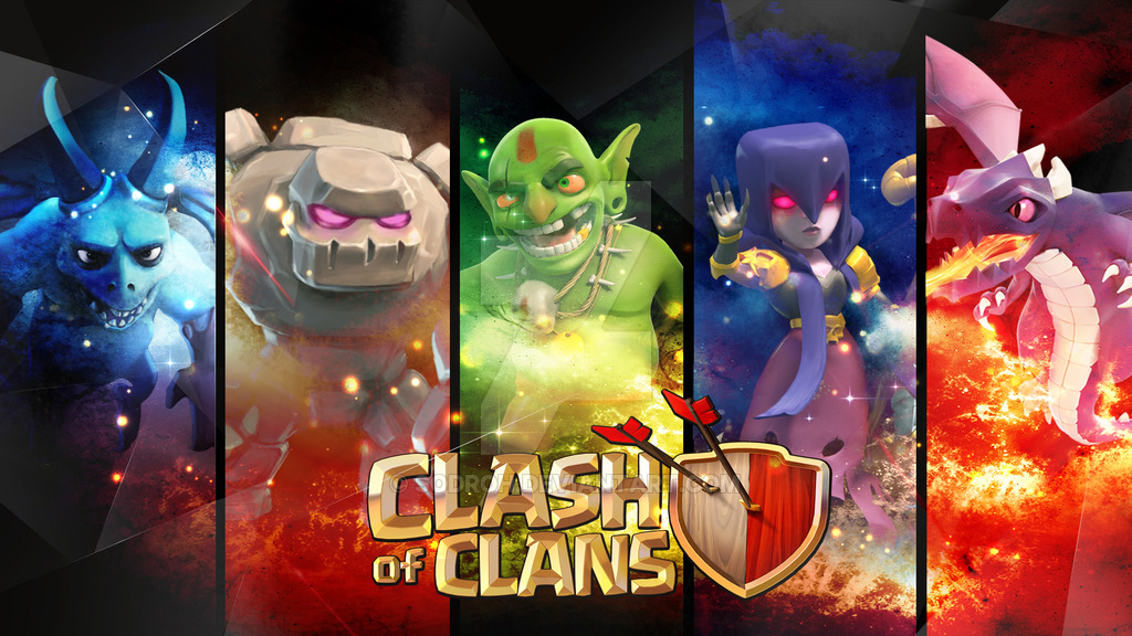 Wallpaper - Clash Of Clan Hd , HD Wallpaper & Backgrounds