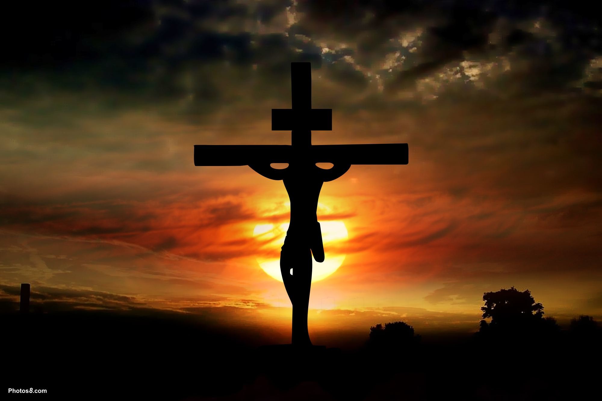 Jesus Christ On The Cross Wallpapers - Jesus On The Cross Background , HD Wallpaper & Backgrounds