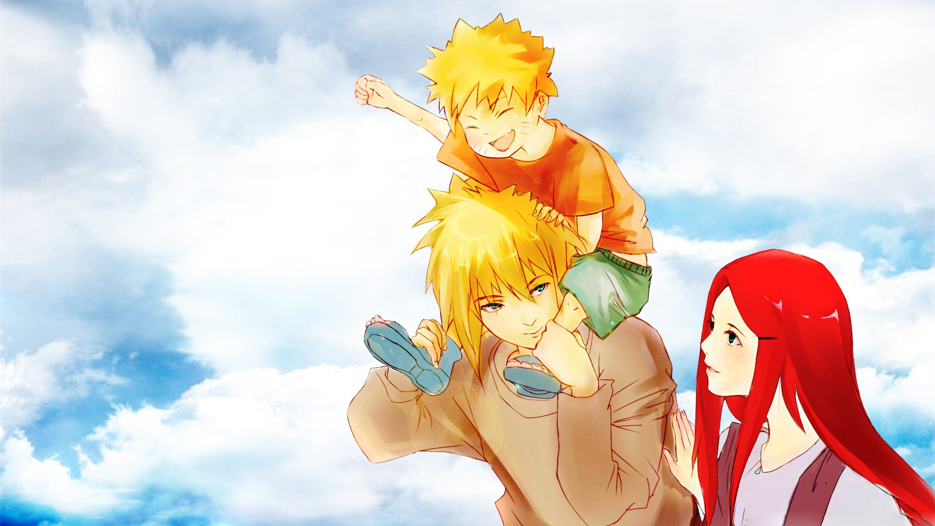 Naruto Family Happy Day Wallpaper Wallpaper - Naruto Family Wallpaper Hd , HD Wallpaper & Backgrounds