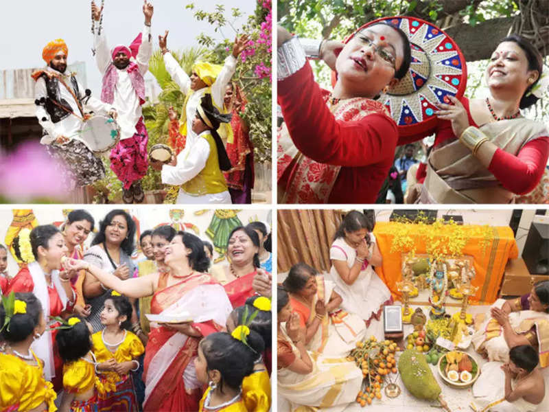 Bihu Or Assamese New Year Is The Chief Festival In - Vishu Baisakhi , HD Wallpaper & Backgrounds