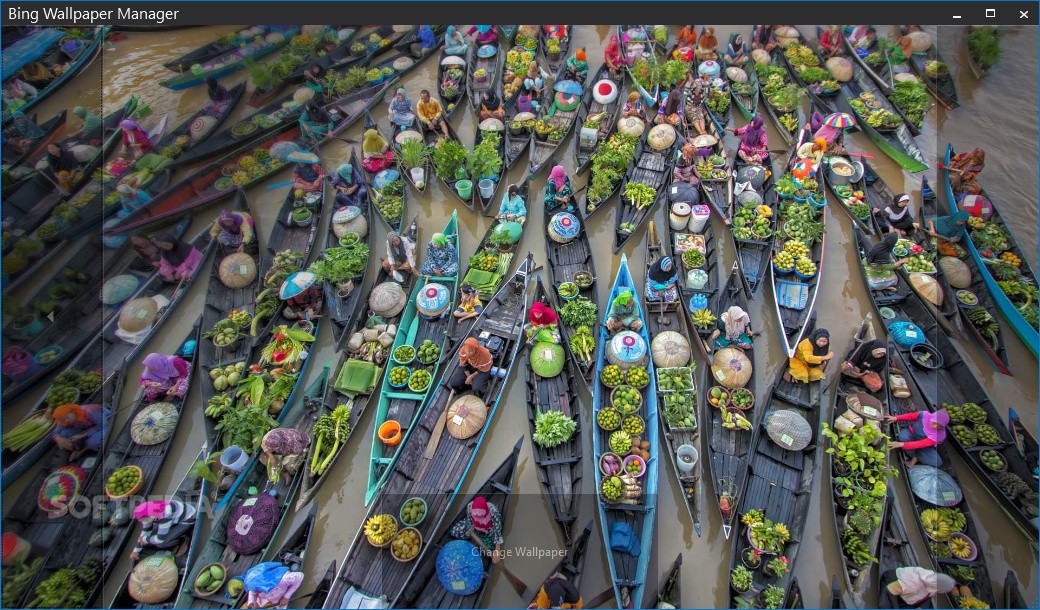 Bing Wallpaper Manager - Lok Baintan Floating Market , HD Wallpaper & Backgrounds