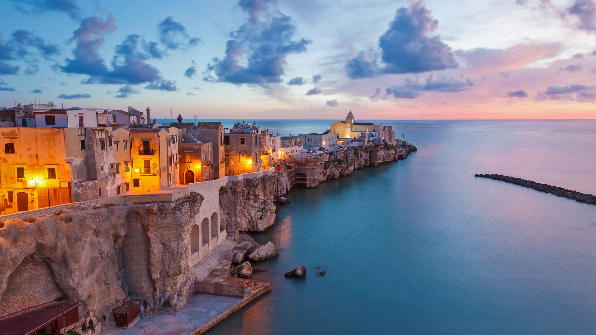 Bing Wallpaper - Vieste On The Adriatic Coast Of Italy , HD Wallpaper & Backgrounds