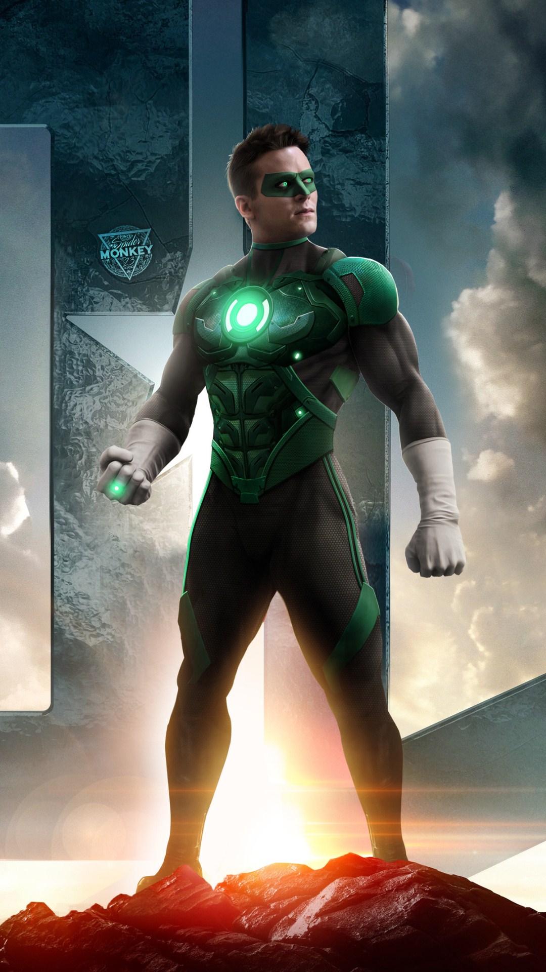 Green Lantern Justice League Iphone Wallpaper - Justice League Wallpaper Iphone , HD Wallpaper & Backgrounds